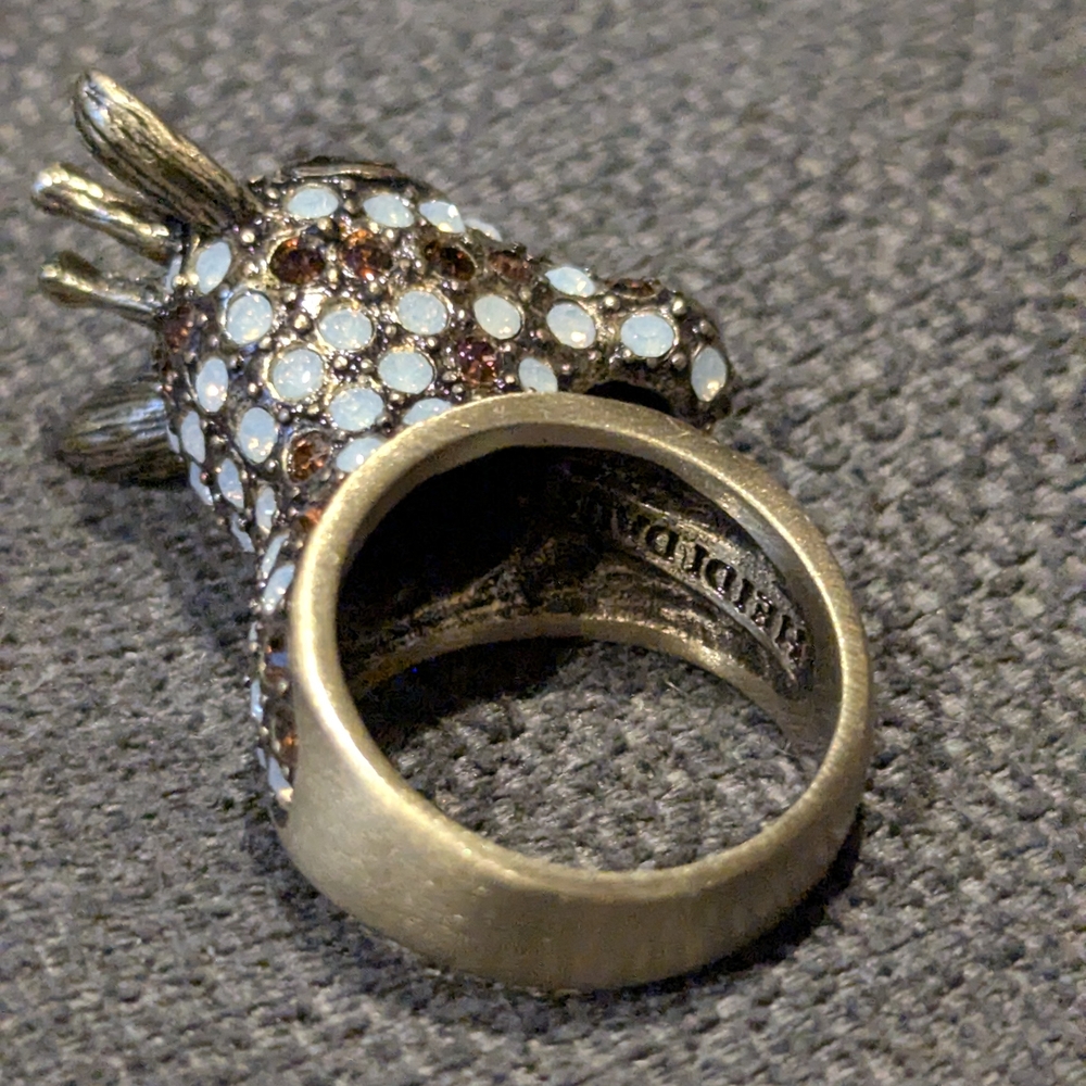 Deer Head Statement Ring - image 4